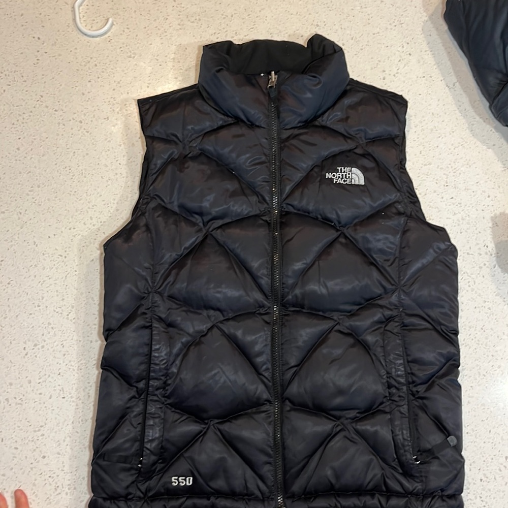 North Face Black Puffer Vest